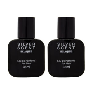عطر جیبی مردانه اسکلاره مدل Silver scent حجم 35 میلی لیتر مجموعه دو عددی