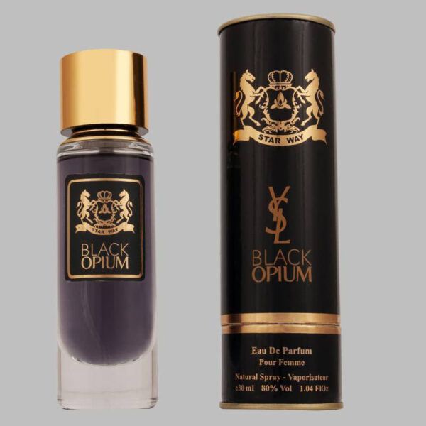 عطر جیبی زنانه استاروی مدل بلک اپیوم  حجم 30 میلی لیتر