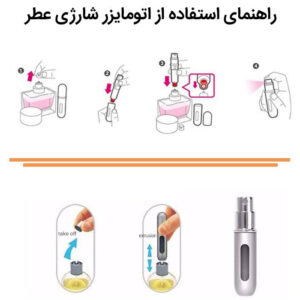 محفظه نگهدارنده عطر اتومایزر مدل DR کد AR001