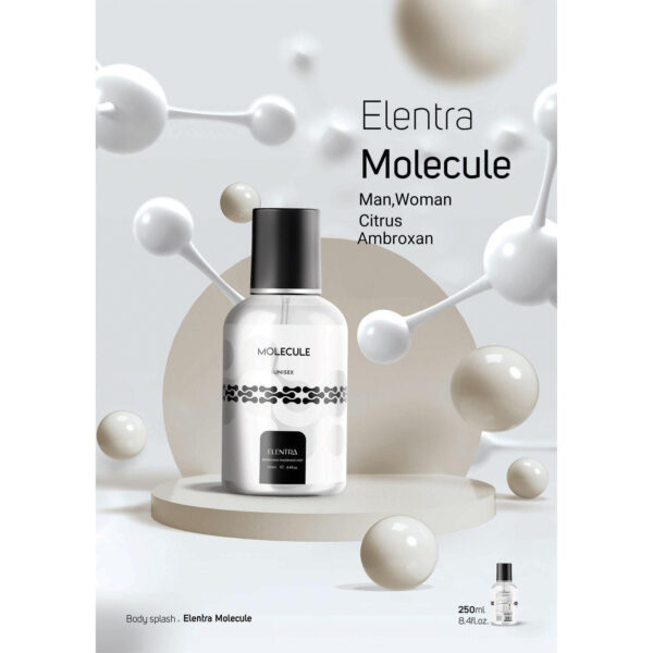 بادی اسپلش مردانه النترا مدل  Molecule حجم 250 میلی لیتر مجموعه 2 عددی